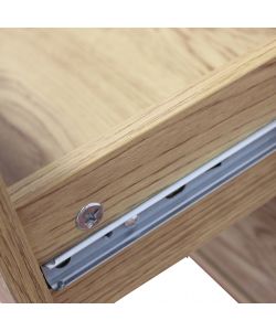 Cosma Comodino Amos Naturale in Legno Marrone Chiaro 40x30x50,5 cm Moderno