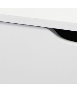 Cosma Comodino Bianco Amos in Legno Rettangolare 40x30x50,5 cm Fisso Moderno