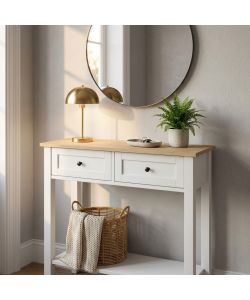 Cosma Aric Mobile in Legno Bianco 80x30x74 cm Fisso Stile Moderno