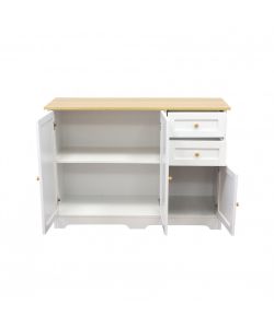 Cosma Mobile Bartholomew in Legno Bianco 110x39.5x78.5 cm Fisso Rettangolare