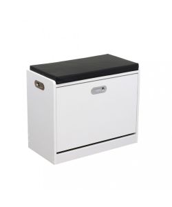 Cosma Scarpiera Jacklyn Bianco 60x29.5x48 cm Legno Moderno Fisso