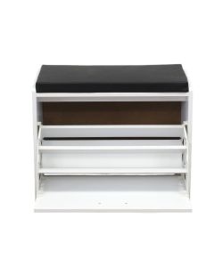 Cosma Scarpiera Jacklyn Bianco 60x29.5x48 cm Legno Moderno Fisso