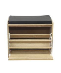 Cosma Scarpiera Jacklyn Legno Marrone Chiaro 60x29.5x48 cm Fissa