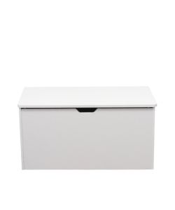 Cosma Porta Giochi in Legno Bianco 78x38x40 cm Appoggio Moderno