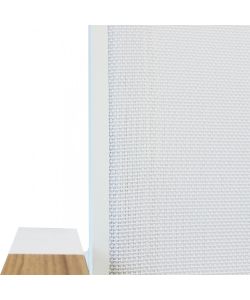 Cosma Poltrona Brooklyn Impilabile Bianco 56x57x87 cm con Braccioli