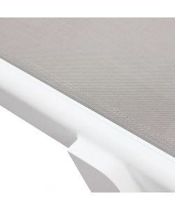 Cosma Lettino Prendisole Impilabile Grigio Chiaro 198x72x35,5 cm