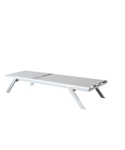 Cosma Lettino Prendisole Impilabile Grigio Chiaro 198x72x35,5 cm