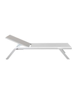 Cosma Lettino Prendisole Impilabile Grigio Chiaro 198x72x35,5 cm