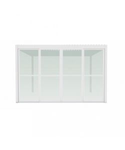 LATERALE POLICARBONATO 4M PERGOLA BIOCLIMATICA BIANCO RIGIDO 238H