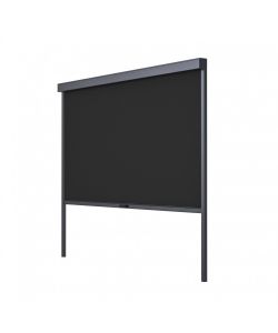 LATERALE MANUALE TEXTILENE ANTRACITE 3M PERGOLA BIOCLIMATICA