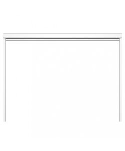 Cosma Laterale Manuale 4m in Textilene Bianco per Pergola Bioclimatica