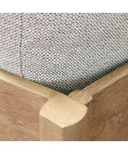 Cosma Salotto Bridgetown 2 Posti con Cuscini - Alluminio Marrone Chiaro
