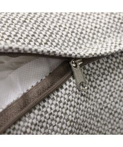 Cosma Salotto Bridgetown 2 Posti con Cuscini - Alluminio Marrone Chiaro