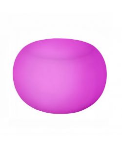 Dorado Tavolino Luminoso Rosa 68x68 cm in Plastica con Ricarica USB