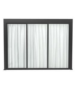 Pergola BioClimatica Tenda da Interno 4m Antracite per Pergola Moderna