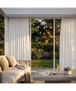 Tenda da Interno 3m Bianco Pergola Bioclimatica - Moderna Rettangolare