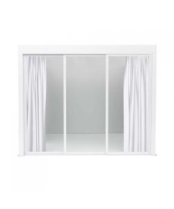 Tenda da Interno 3m Bianco Pergola Bioclimatica - Moderna Rettangolare