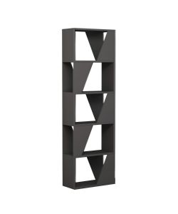 Libreria Frame antracite 5 ripiani 54x168