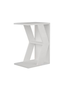 Tavolino da divano Naze porta computer bianco