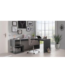 Web Furniture Scrivania Angolare Esse Report - Design Moderno 100% Made in Italy