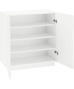 Web Furniture Scarpiera Vega Bianco Lucido - Design Italiano