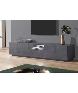 Web Furniture Porta TV Vega in Melaminico Ardesia - 220 cm