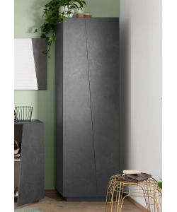 Web Furniture Armadio Portabito Vega in Melaminico Ardesia - Design Italiano