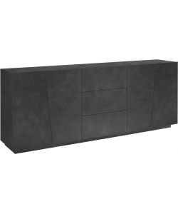 Web Furniture Credenza Vega Ardesia - Design Moderno 220cm