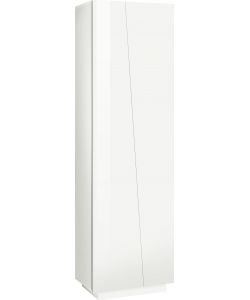 Web Furniture Armadio Vega Bianco Lucido - Salvaspazio Moderno 2 Ante