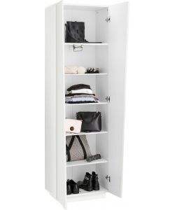 Web Furniture Armadio Vega Bianco Lucido - Salvaspazio Moderno 2 Ante