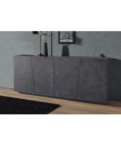 Credenza VEGA moderna 4 ante battente  ardesia