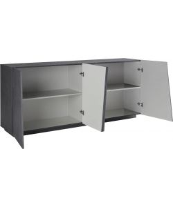 Credenza VEGA moderna 4 ante battente  ardesia