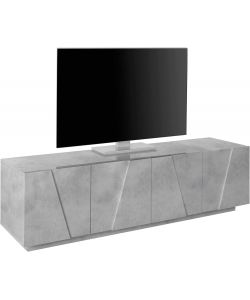 Web Furniture Mobile Porta TV Moderno 162 cm Cemento Rettangolare