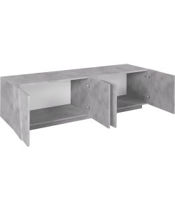 Web Furniture Mobile Porta TV Moderno 162 cm Cemento Rettangolare