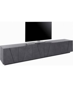 Web Furniture Mobile Porta TV PING 240 cm Ardesia Moderno Rettangolare