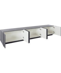 Web Furniture Mobile Porta TV PING 240 cm Ardesia Moderno Rettangolare