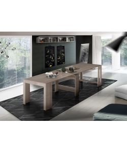 Web Furniture - Consolle Tavolo Allungabile Pratika 300 Olmo 77x90 cm