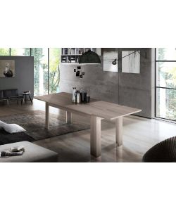 Web Furniture Tavolo Allungabile Jesi 160 cm Olmo Perla Design Moderno