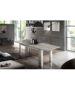 Tavolo Jesi 140 Allungabile Design Moderno Cemento