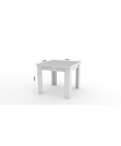 Web Furniture Tavolo Allungabile a Libro Moderno Ardesia 90/180 cm