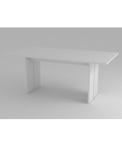 Web Furniture Tavolo Bologna Design Moderno Bianco Lucido 160 cm