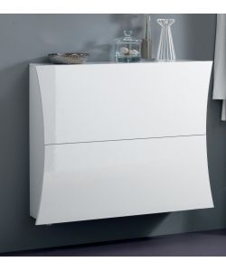 Web Furniture Scarpiera Arco Bianco Lucido - Design Italiano