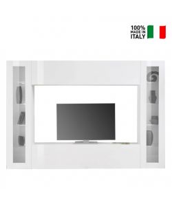 Web Furniture Soggiorno Porta TV Bianco Laccato Extra Large 180x30x40 cm