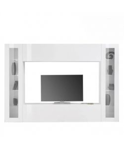 Web Furniture Soggiorno Porta TV Bianco Laccato Extra Large 180x30x40 cm