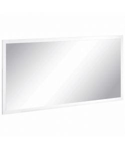 Web Furniture Specchiera moderna Bianco Lucido 120x60 cm per ingresso