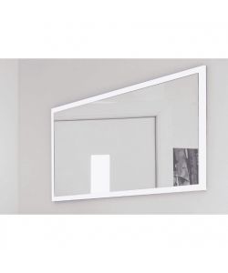 Web Furniture Specchiera moderna Bianco Lucido 120x60 cm per ingresso