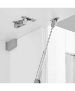 Web Furniture Parete attrezzata soggiorno bianco laccato lucido 180 cm