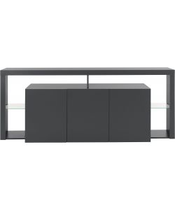 Credenza Essential Sideboard 3 Ante 200 Antracite Opaco