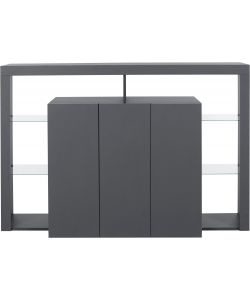 Credenza Essential Highboard 3 Ante 150 Antracite Opaco