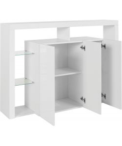 Credenza Essential Highboard 3 Ante 150 Bianco Laccato